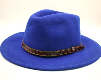Handcrafted Fedora Felt Hat - Classic Wool, Artisan Elegance by Made By Nativos