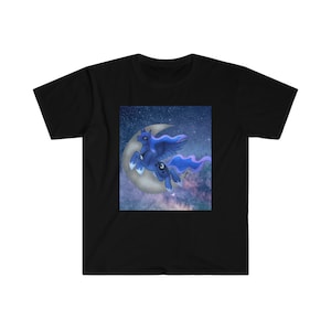 Prinzessin Luna, Unisex Softstyle T-Shirt, mlp, My little Pony Fans, Brony,Pegasus, Magical, Magic of Friendship, school of magic, Prinzessin