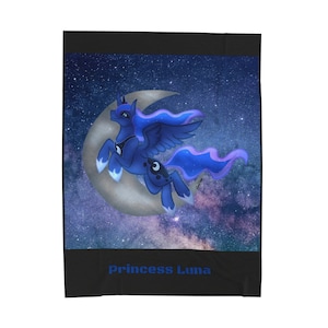 Princess Luna Blanket, mlp, My little Pony Fans, Brony,Pegasus, Magical, Magic of Friendship, school of magic, princess
