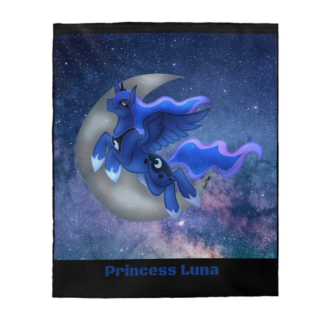 Princess Luna Blanket Mlp My Little Pony Fans Brony Etsy
