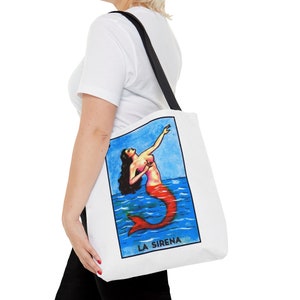 Bolsa de mano La sirena, loteria, cultura mexicana, mexicano, regalo, bolsa