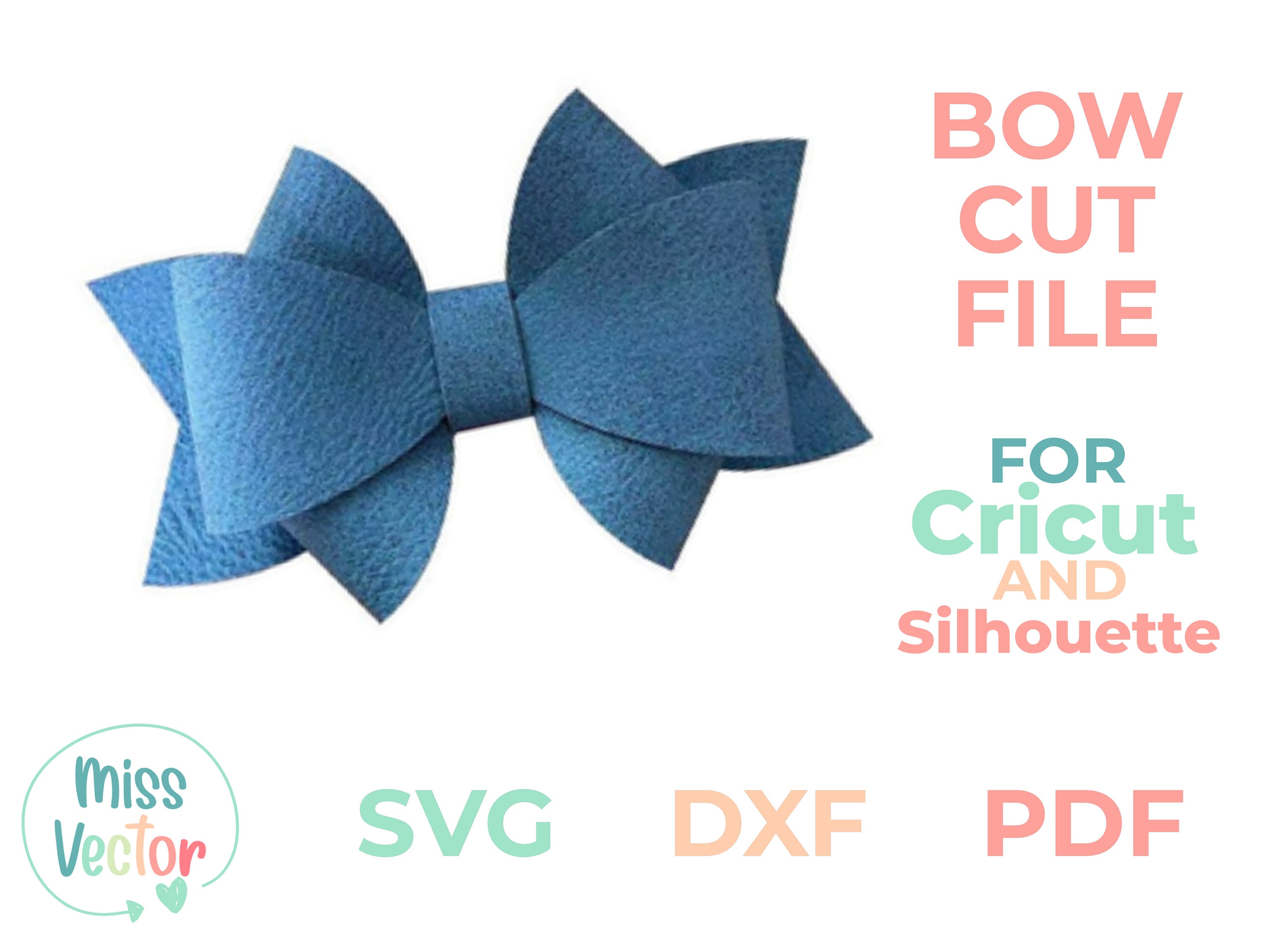 Bow Straw Topper SVG, Faux Leather Bow Topper, Tumbler Bow SVG, Cup –  Maisie Moo