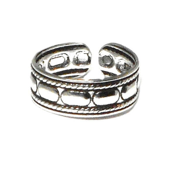 ADJUSTABLE 925 Sterling Silver TOE Ring