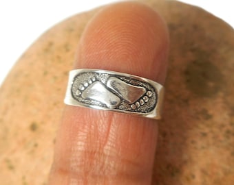 VERSTELLBARER 925 Sterling Silber ZEHEN Ring