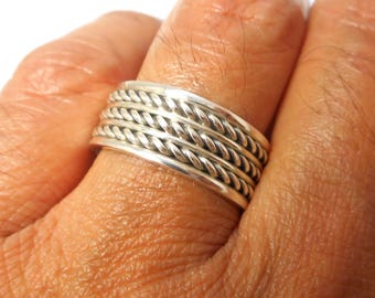 Sterling Silver 925 Ring Band