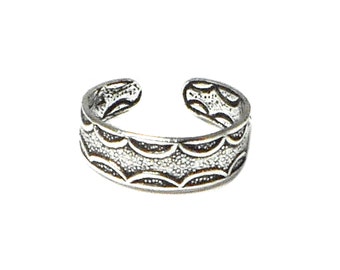 ADJUSTABLE 925 Sterling Silver TOE Ring