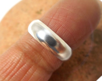 Schlichter VERSTELLBARer Zehenring aus 925er Silber - 5 mm