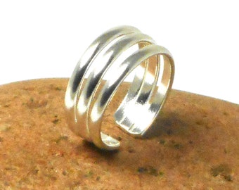 ADJUSTABLE 925 Sterling Silver TOE Ring