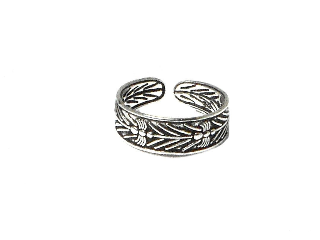 Adjustable 925 Sterling Silver Toe Ring - Etsy UK