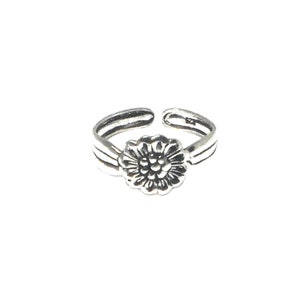 ADJUSTABLE 925 Sterling Silver TOE Ring image 3