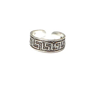 ADJUSTABLE 925 Sterling Silver TOE Ring image 2