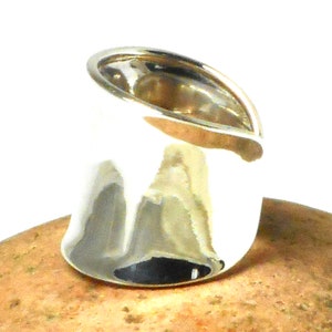 Chunky Plain Sterling Silver 925 Ring