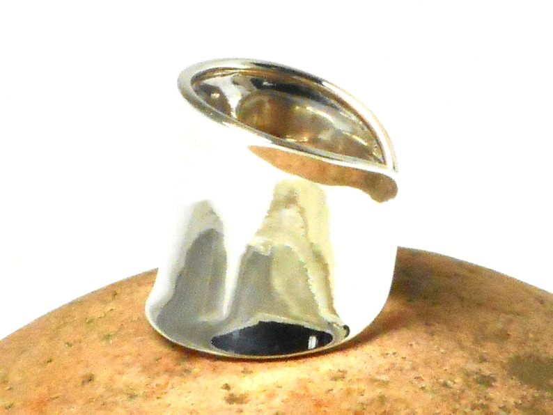Chunky Plain Sterling Silver 925 Ring
