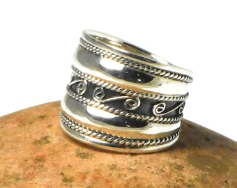Chunky Sterling Silver 925 Ring