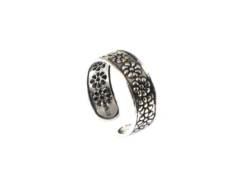 Adjustable 925 Sterling Silver Toe Ring - Etsy