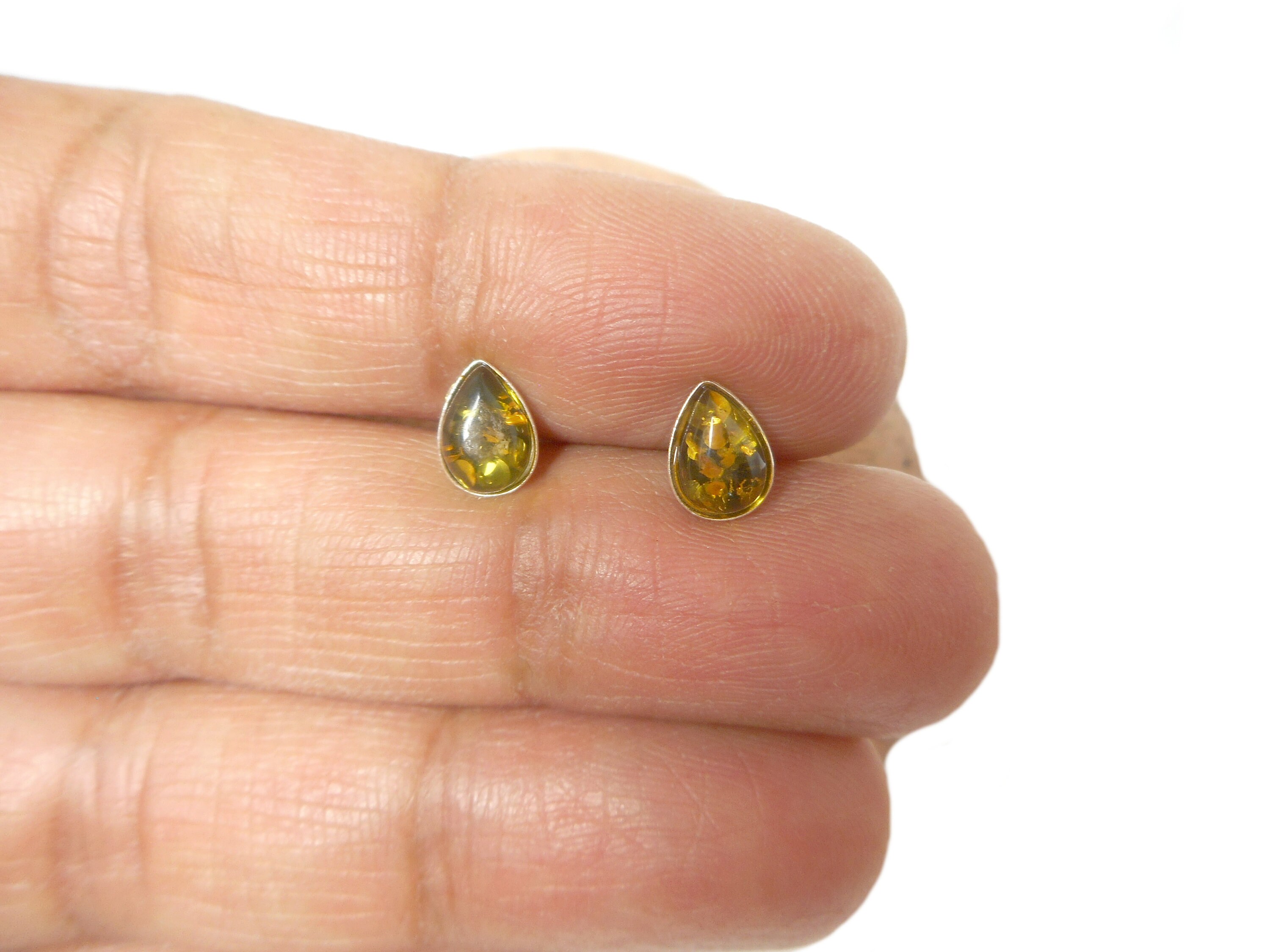 Orecchini argento e pietre goccia