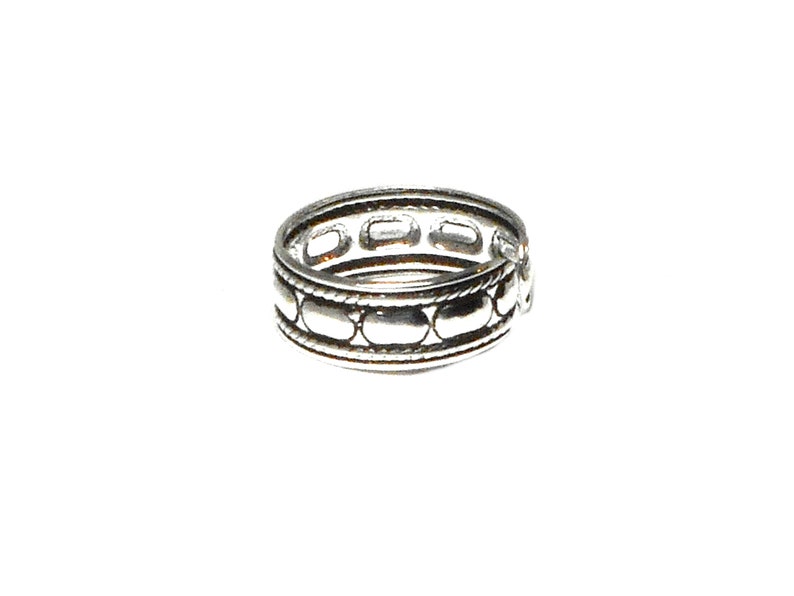ADJUSTABLE 925 Sterling Silver TOE Ring image 2