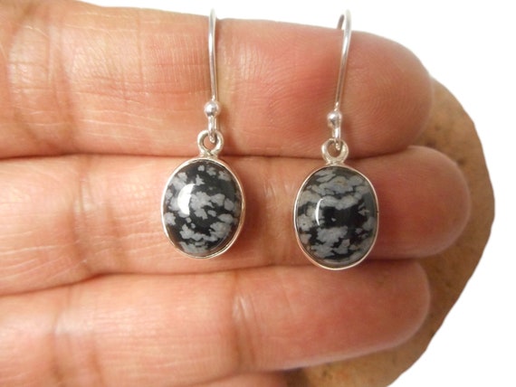 Orecchini a perno in argento sterling 925 con pietra preziosa rotonda in lapislazzuli blu - 8 mm - Italia