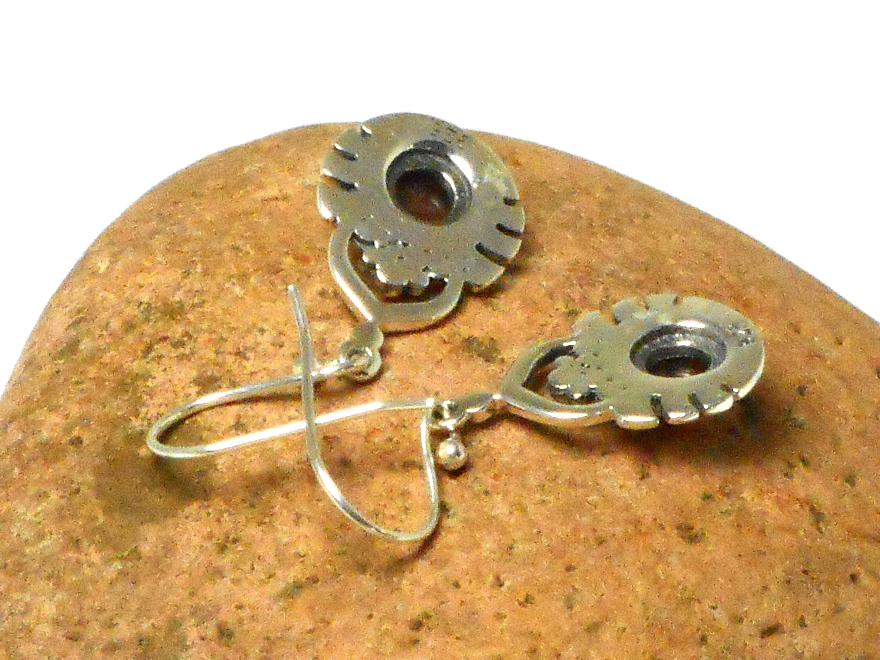 Orecchini A Cerchio In Argento Sterling 925 Con Granato Rosso Naturale, Placcati Rodio, Regalo Per Donna In Confezione Regalo