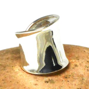 Chunky Plain Sterling Silver 925 Ring