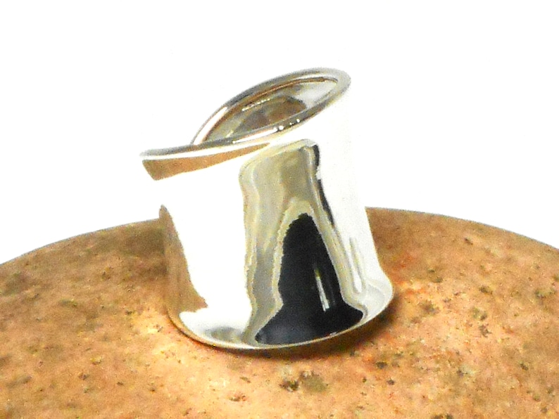 Chunky Plain Sterling Silver 925 Ring