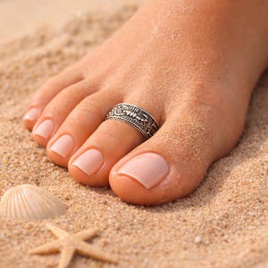 Bague d'orteil scorpion réglable en argent sterling 925