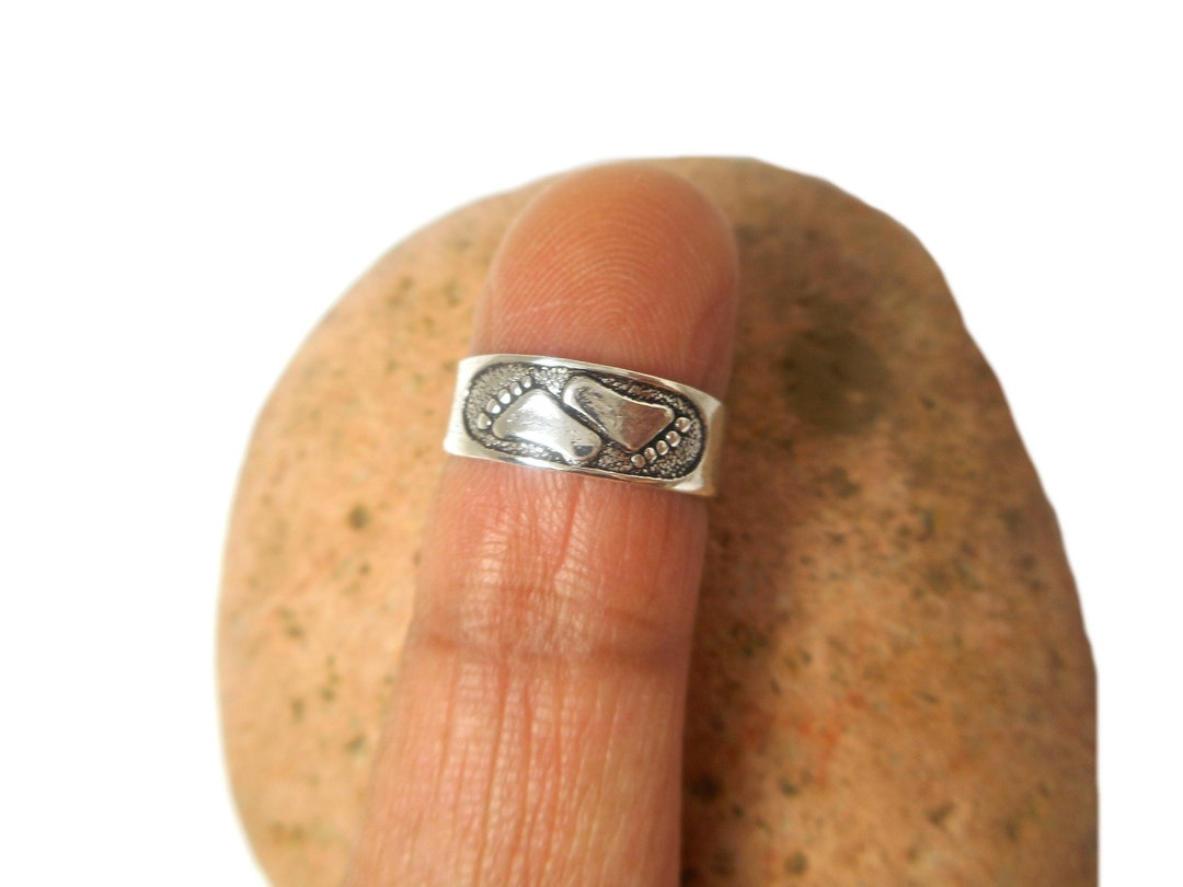 Bague D'orteil Réglable En Argent Sterling 925 - Neuve, Sans Pierre, Design Simple Et élégant