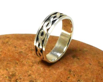 Sterling Silver 925 Ring Band