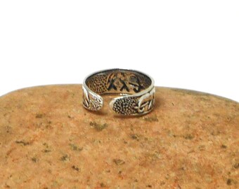 Bague D'orteil Argent Sterling 925 - Éléphant Véritable - Réglable Avec Boîte Cadeau
