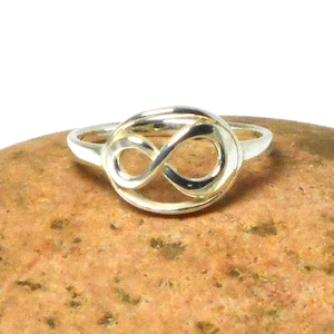 Unendlich Symbol Sterling Silber 925 Ring