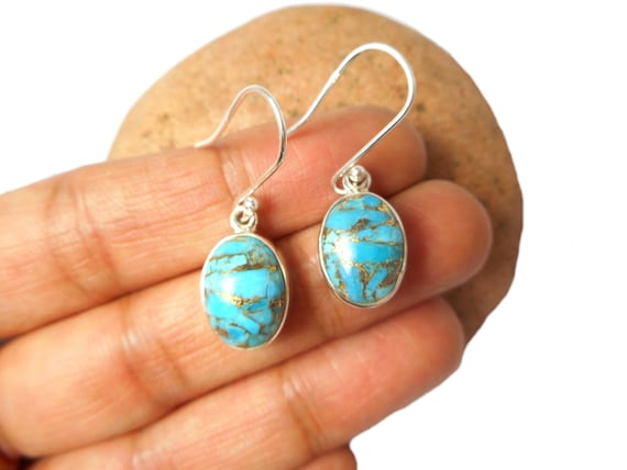 Orecchini in argento Sterling 925 calcedonio arancione orecchini fatti a mano or