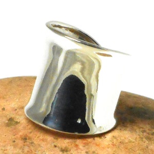 Chunky Plain Sterling Silver 925 Ring