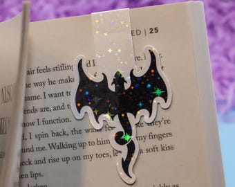 Flying Dragon Holographic Magnetic Bookmark | Book Lover Gift | Planner Accessory | Page Marker | Magnetic Page Clip | Bookish Gift | Unique