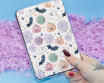 Halloween Cookies Kürbis und Fledermäuse Kindle Insert | E- Reader Einschub für Hülle | Kindle Zubehör | Bücherwurm Geschenke | Kindle Dekor | Halloweens