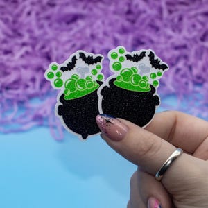 Witches Cauldron Glitter Sticker | Kindle Stickers | Book Lover Stickers | Cute Kindle Decal | Bookish Merch |Tech Accessory