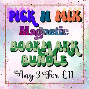Build Your Own Magnetic Bookmark Bundle | Book Lover Gift | Planner Accessories | Page Marker | Magnetic Page | Bookish Gifts | Unique