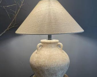 Handcrafted Stone Table Lamp