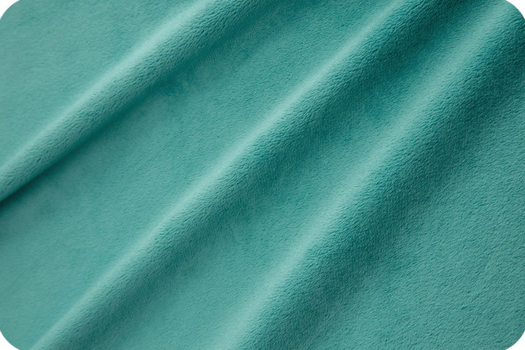 90 Extra Wide teal Soft Minky From Shannon Fabrics Sold by the 1/2 Yard ...