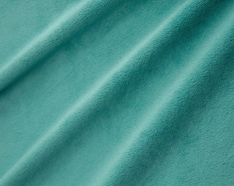 90" Extra Wide "TEAL" Soft Minky From Shannon Fabrics **SOLD by the 1/2 yard - multiple qtys cut as ONE continuous piece