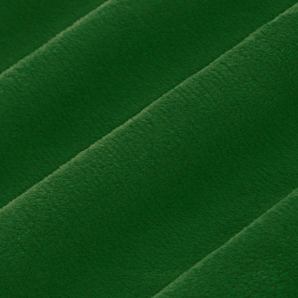 88-90" Extra Wide "Evergreen" Green, dark green Soft Minky From Shannon Fabrics // SOLD by THE 1/2 yard - cut CONTINUOUS