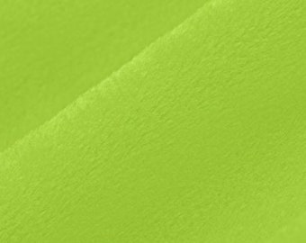 90" Extra Wide "dark LIME", green Cuddle SOFT Minky From Shannon Fabrics //  sold  by the 1/2 yard // multiple quantities cut as ONE piece