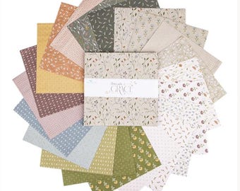 10" squares / Threads of Grace / 42 pieces / for Riley Blake / Spring, Quilting, crafts