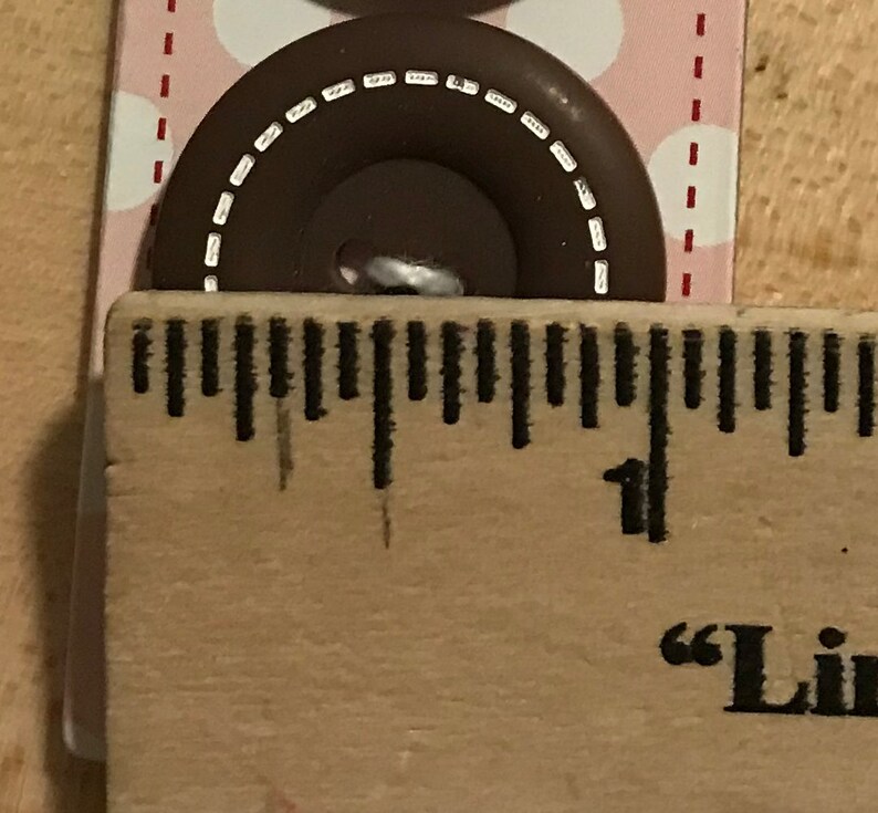 STITCHED 1 Inch Round Buttons - Etsy