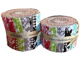 22 piece Rollie Polie bundle "HEXI" 2 1/2" & 3 1/2" by Riley Blake