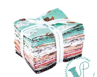 Fat Quarter Bundle / 18 piece / Sleep Tight / baby fabric / bear fabric / Riley Blake/ modern fabric
