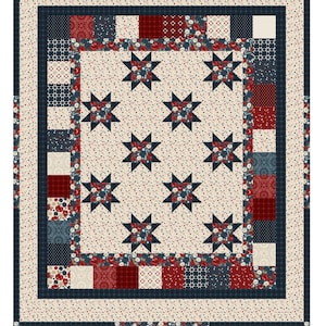 Quilt PATTERN PDF- Star Legacy 56&quot; X 67&quot;