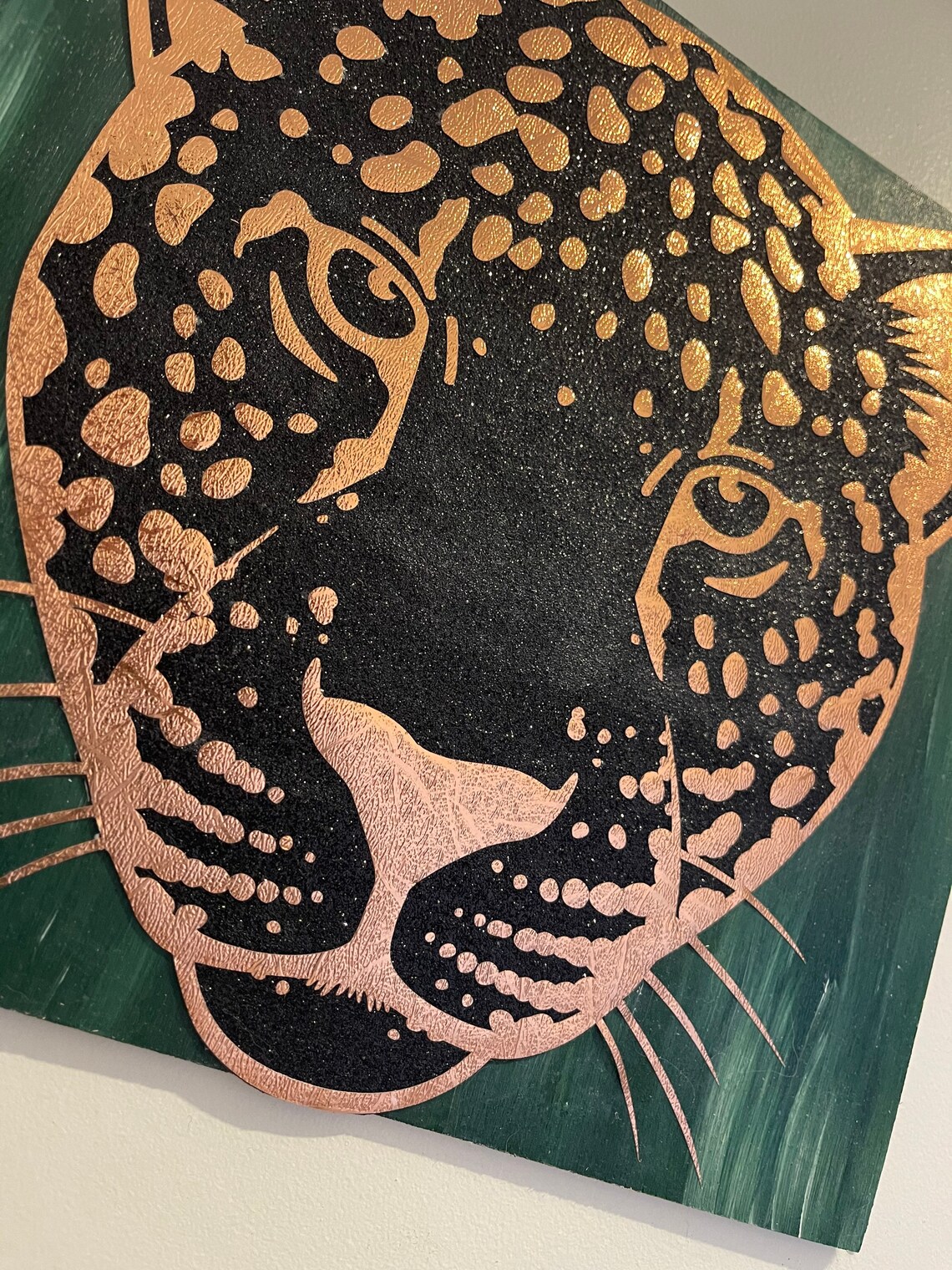 Leopard wall art mandala leopard wall decor Etsy