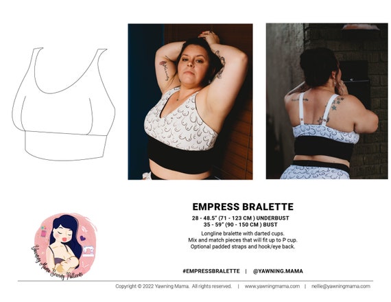 Emperatriz Bralette PDF Patr n de costura Tejer todos los d as