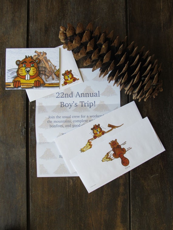 Notecards Beaver Canadian