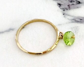 Dangle Charm Ring | Etsy